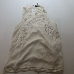 Joie cutout silk tank